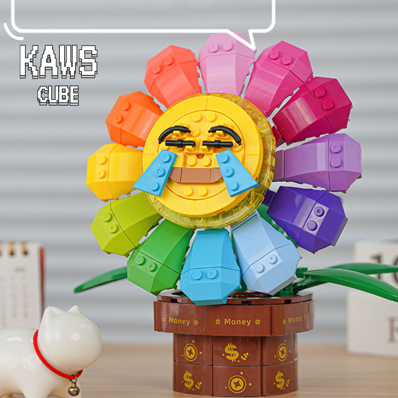 FLOWERブロック:emoji Sunflower「195mm」1231-3