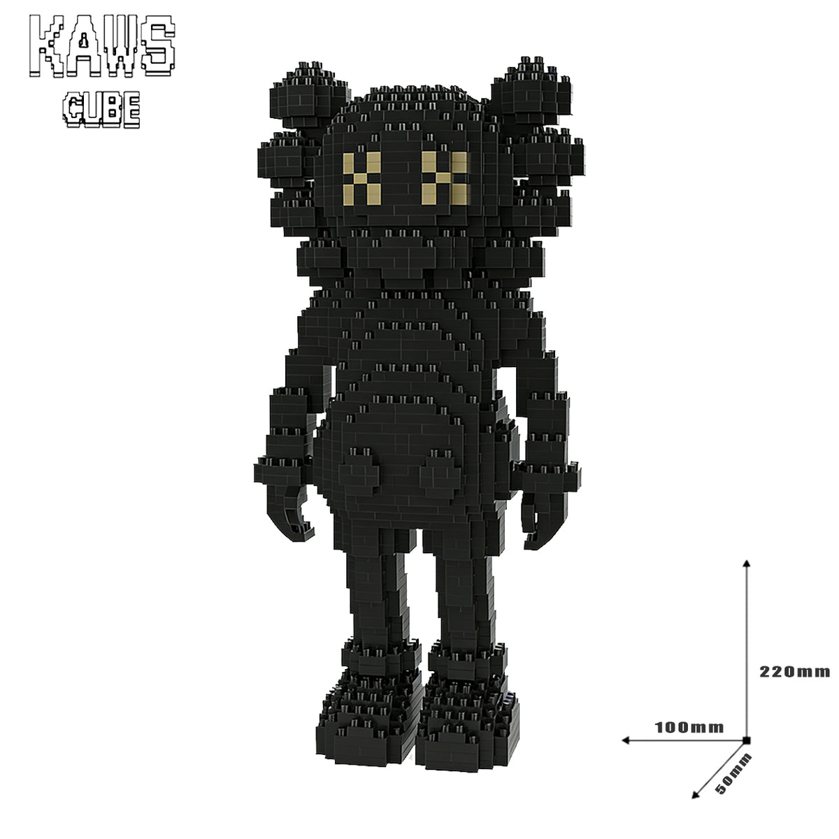 カウズ KAWS Companion GOLD: Nanoblock ナノブロック「220mm」251225-4
