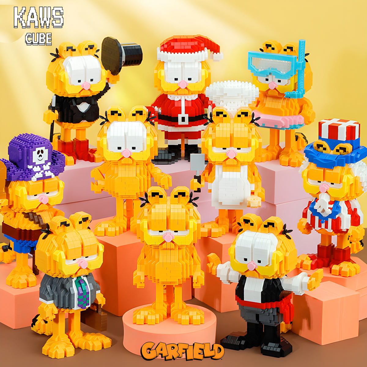 Garfield ブロック：UNCLE  SAM 「167mm」0314-1-12
