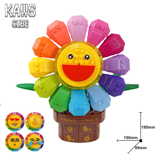 FLOWERブロック：emoji Sunflower「195mm」1231-3