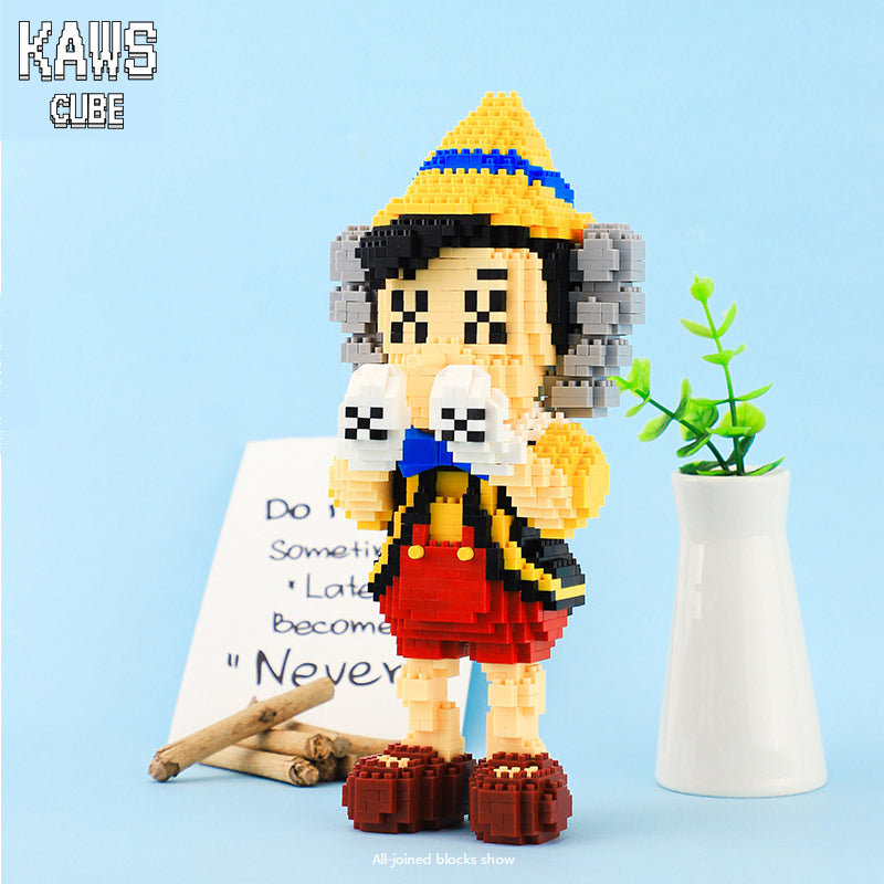 カウズ  KAWSPinocchio : Nanoblock   ナノブロック「310mm」 0919-11