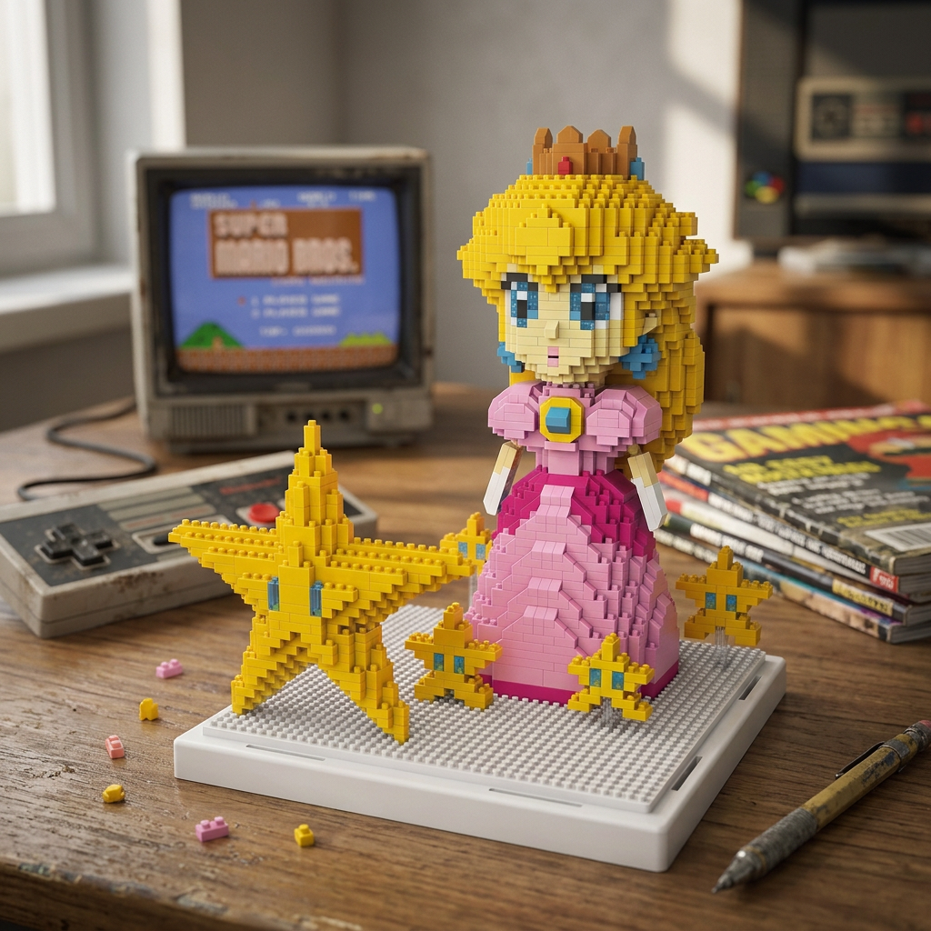 Marioブロック：  Mario Princess Peach「210mm」260403-5