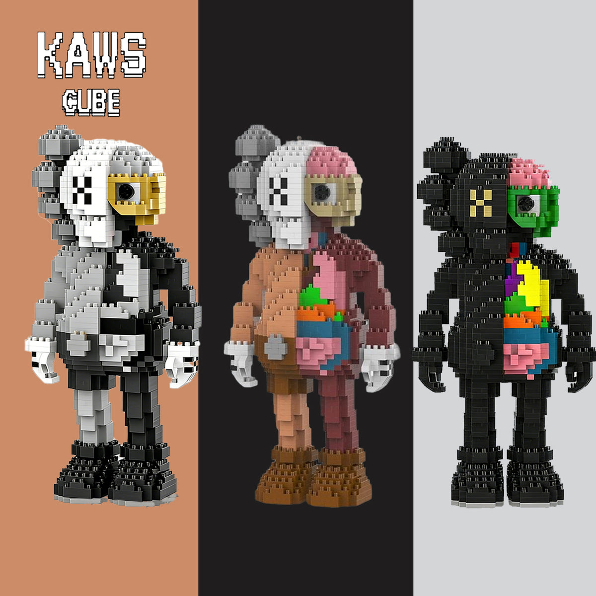 カウズ KAWS  Dissected Companion： Nanoblock  ナノブロック「230mm」260611-1