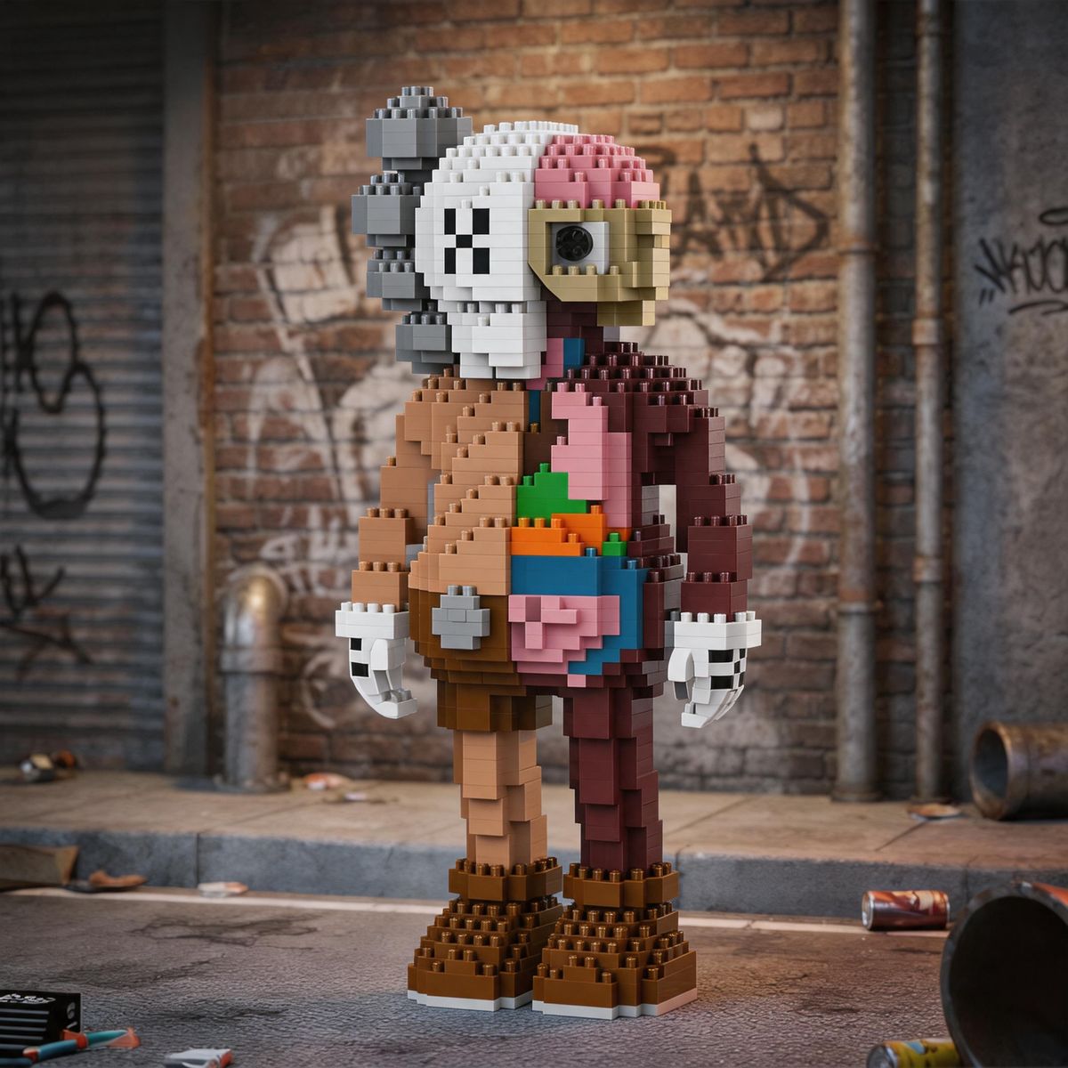 カウズ KAWS  Dissected Companion： Nanoblock  ナノブロック「230mm」260611-1